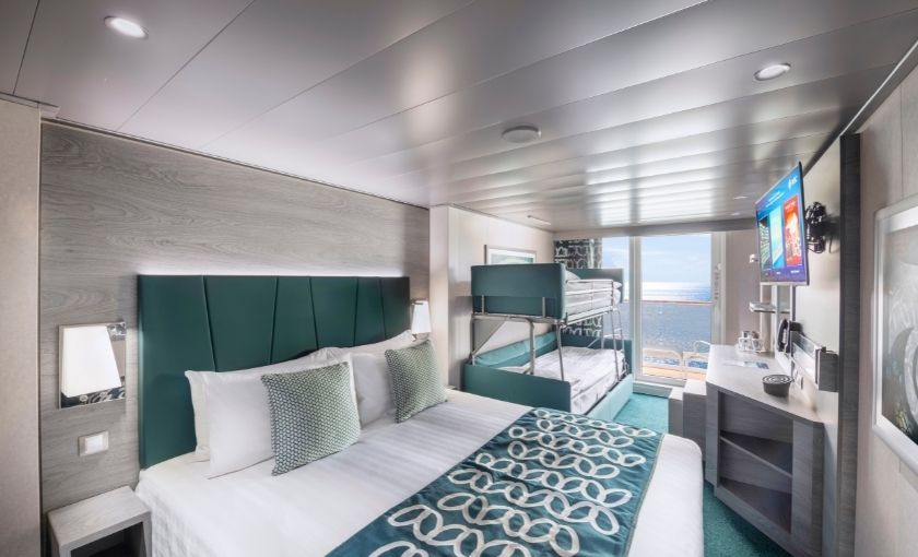 Een balkonhut op de MSC Virtuosa